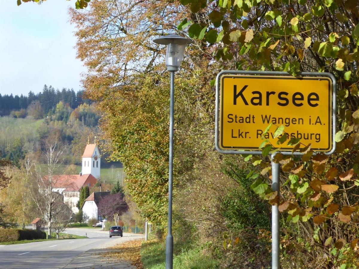 Erholungsraum Karsee - Ferienwohnung Wangen im Allgäu المظهر الخارجي الصورة